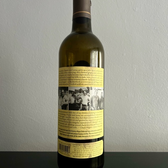 Caymus Vineyards Wine 2019 EMPTY bottle wine. - Picture 3 of 3
